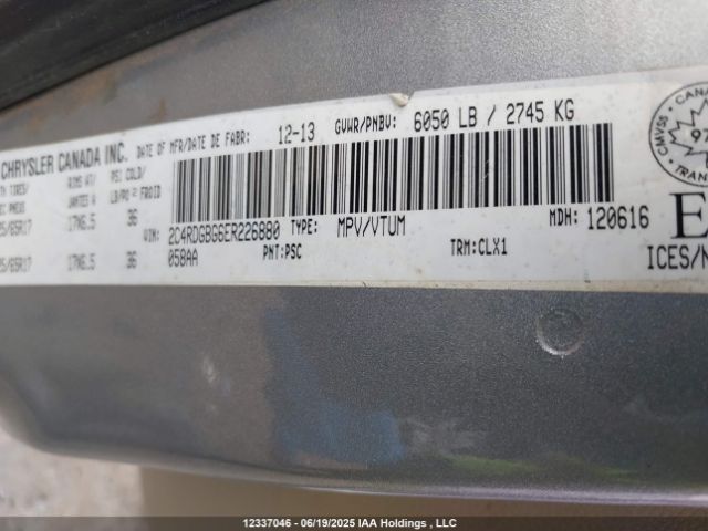 2C4RDGBG6ER226880 Dodge 2014
