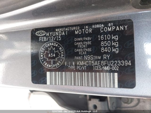 KMHCT5AE8FU223394 Hyundai dohc gdi gamma