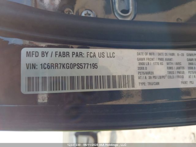 1C6RR7KG0PS577195 RAM 2023