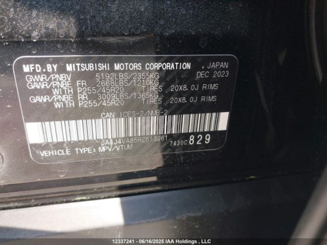 JA4J4VA85RZ613261 Mitsubishi Outlander