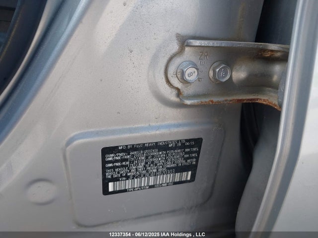 JF2SJCBC4FH820303 Subaru 2.5na c0