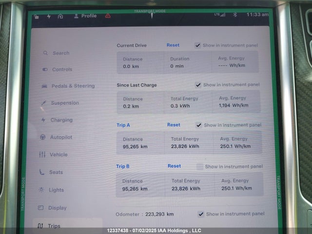 Tesla MODEL X 2016 5YJXCBE44GF028277 Image 7