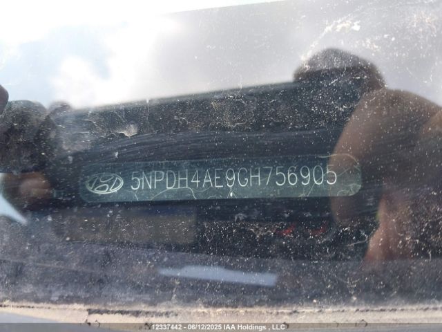 5NPDH4AE9GH756905 Hyundai dohc mpi nu