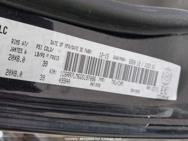 1C6RR7LM6GS197086 RAM 2016