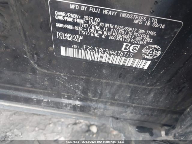 JF2SJEBC2HH478719 Subaru naturally aspirated c5
