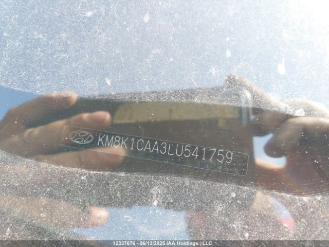 KM8K1CAA3LU541759 Hyundai mpi nu