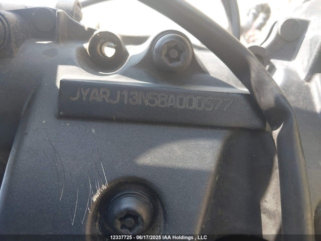 Aukcja sprzedaży 2008 Yamaha Fz6, vin: JYARJ13N58A000577, numer aukcji: 12337725