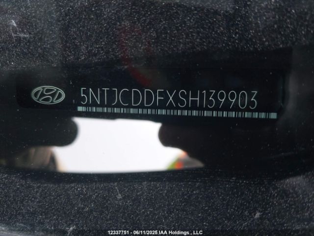 5NTJCDDFXSH139903 Hyundai t-gdi theta iii