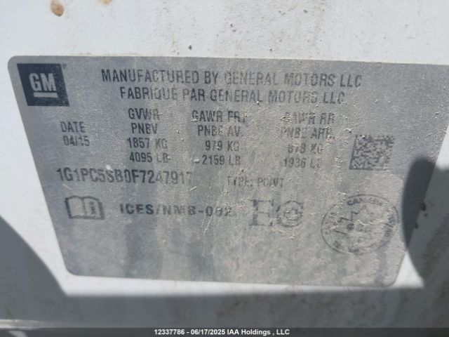1G1PC5SB0F7247917 Chevrolet LUV