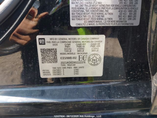 2GCUKDED9S1122376 Chevrolet l84