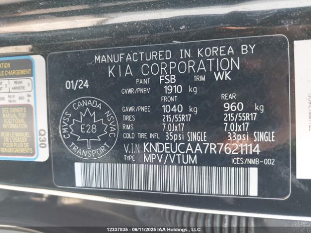 KNDEUCAA7R7621114 KIA SELTOS S