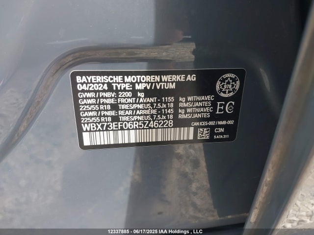 WBX73EF06R5Z46228 BMW X1