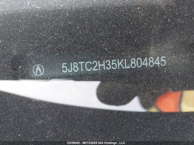 5J8TC2H35KL804845 Acura k20c4