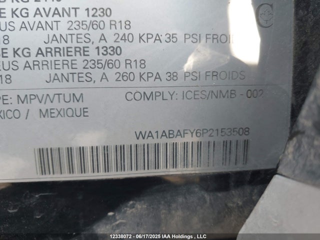 WA1ABAFY6P2153508 Audi 40 tfsi
