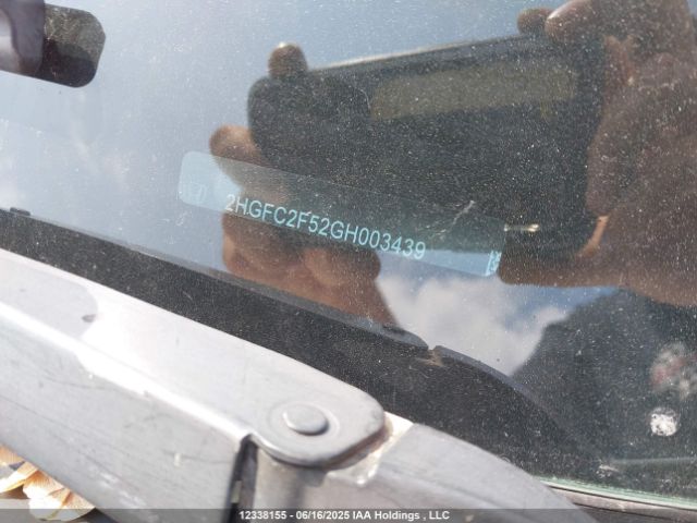 2HGFC2F52GH003439 Honda Civic Lx