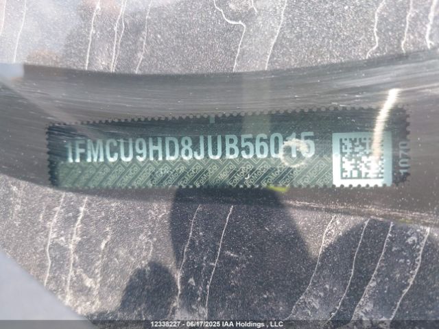 1FMCU9HD8JUB56015 Ford 1.5l gtdi sigma w/premium fuel
