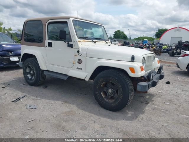 Продажа на аукционе авто 2002 Jeep Wrangler / Tj Sahara, vin: 1J4FA59S42P762521, номер лота: 12338321