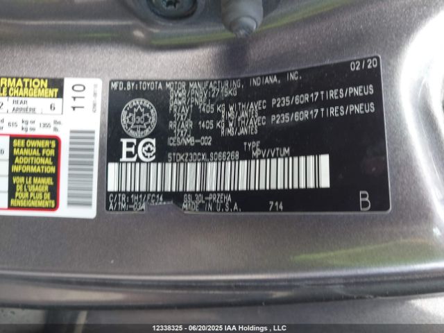 5TDKZ3DCXLS066268 Toyota 2gr-fks