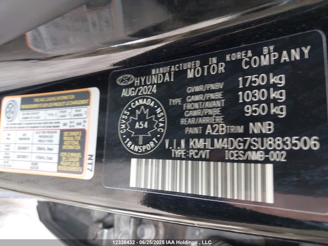 KMHLM4DG7SU883506 Hyundai mpi nu pe