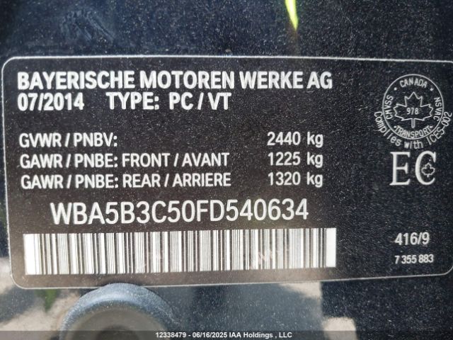 WBA5B3C50FD540634 BMW 535i