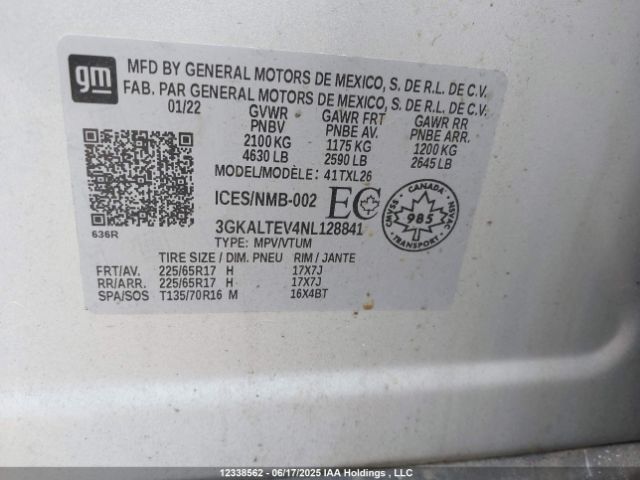 3GKALTEV4NL128841 GMC lyx