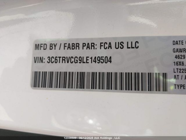 3C6TRVCG9LE149504 RAM Promaster 2500
