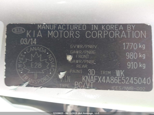 KIA Forte 2014 KNAFX4A86E5245040 Image 18