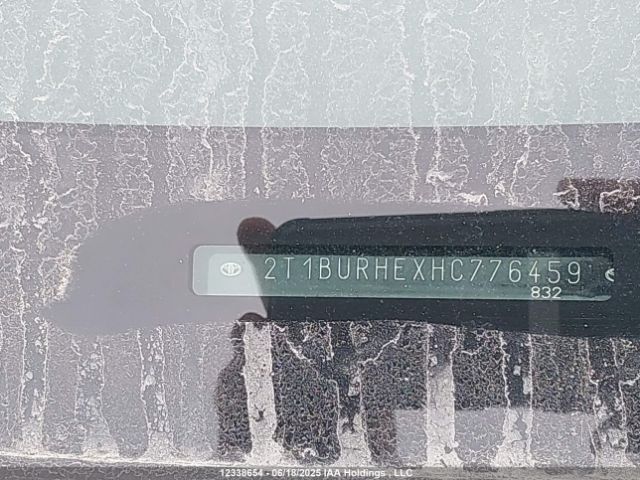 2T1BURHEXHC776459 Toyota 2zr-fe