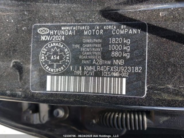 KMHLR4DFXSU923182 Hyundai t-gdi gamma ii