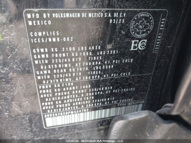 3VV2X7B28PM344762 Volkswagen tsi