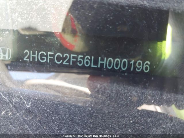 2HGFC2F56LH000196 Honda k20c2