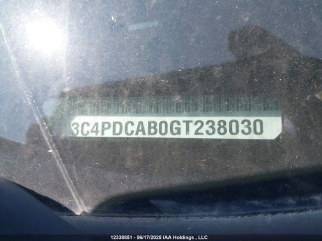 3C4PDCAB0GT238030 Dodge Journey