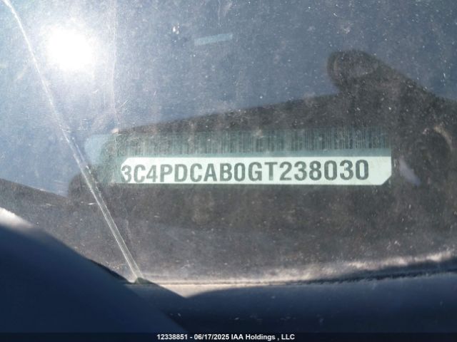 3C4PDCAB0GT238030 Dodge Journey