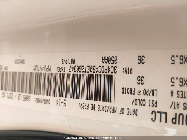 3C4PDCAB0ET260347 Dodge Journey