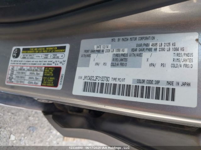 JM1CW2CL2F0183780 Mazda l5x