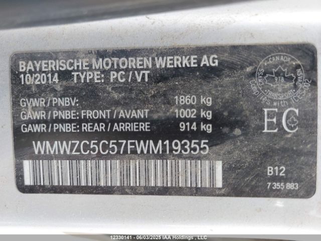 WMWZC5C57FWM19355 Mini Countryman Cooper S
