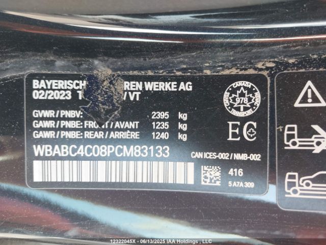 WBABC4C08PCM83133 BMW m850i