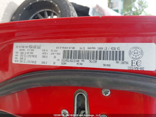 3C6UR5DL4GG151400 RAM 2500