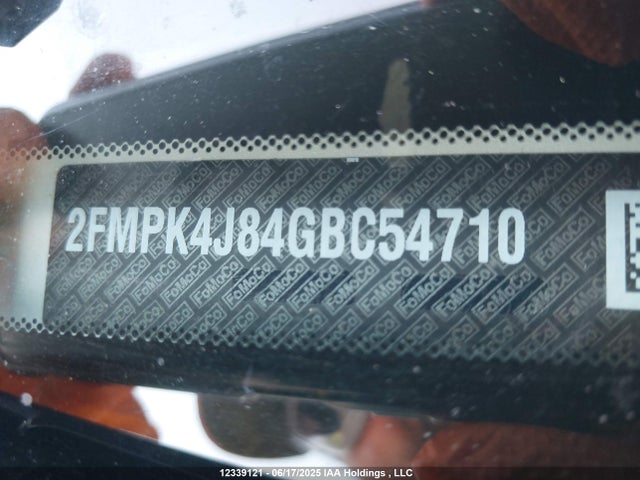Ford 2016 2016 2FMPK4J84GBC54710 Image 9