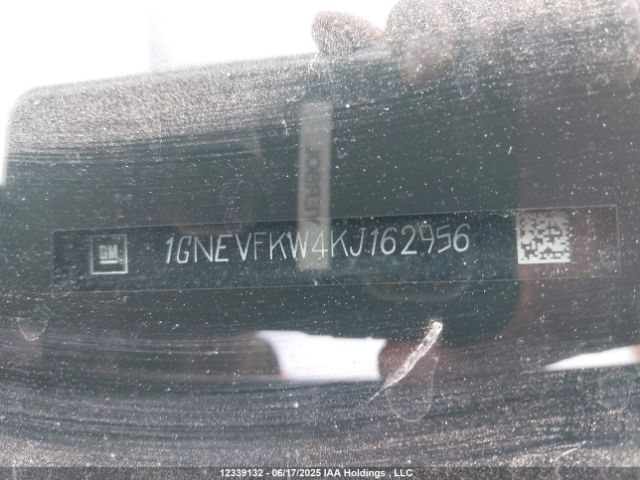 1GNEVFKW4KJ162956 Chevrolet lfy - spark ignited direct injection, atss, gen 1