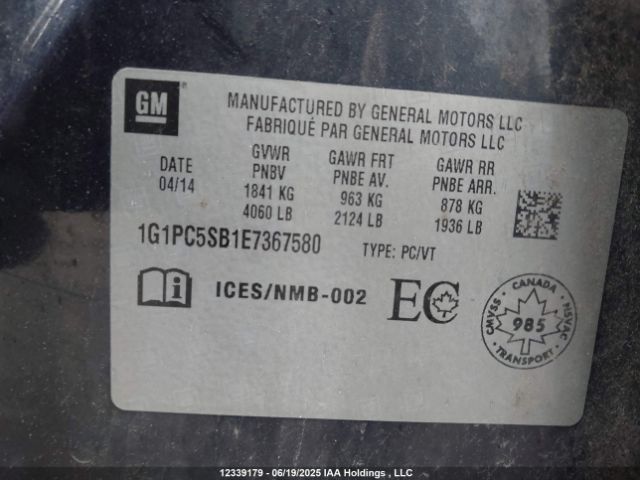 1G1PC5SB1E7367580 Chevrolet LUV
