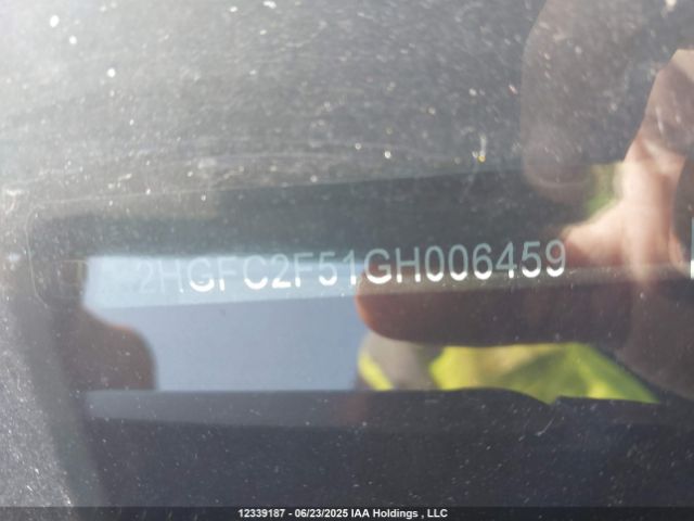 2HGFC2F51GH006459 Honda k20c2