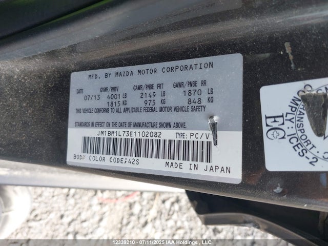JM1BM1L73E1102082 Mazda pe