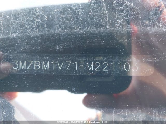 3MZBM1V71FM221103 Mazda Mazda3 Gs
