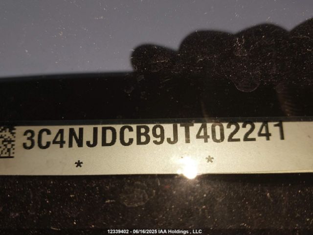 3C4NJDCB9JT402241 Jeep Compass