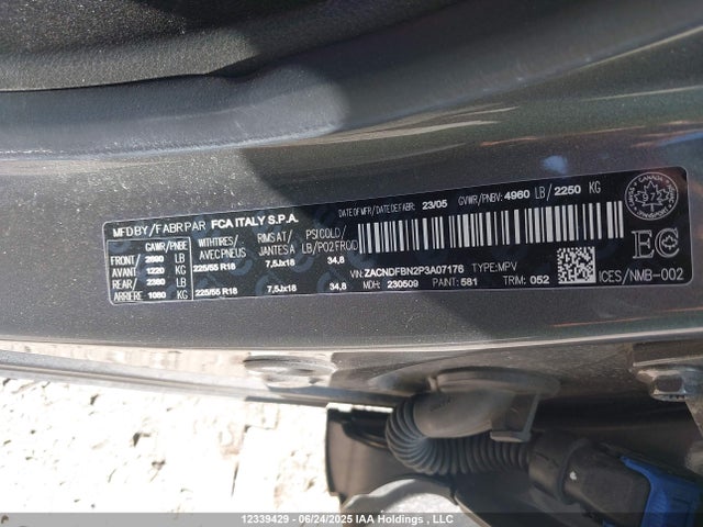 ZACNDFBN2P3A07176 Dodge 2023