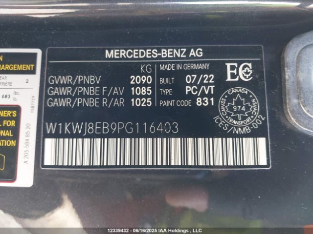 W1KWJ8EB9PG116403 Mercedes-Benz C 300 4matic