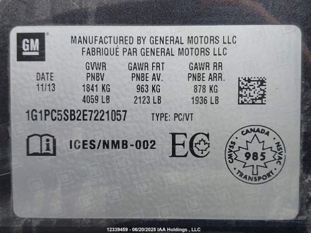1G1PC5SB2E7221057 Chevrolet LUV