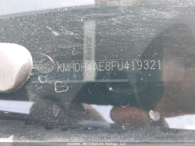 KMHDH4AE8FU419321 Hyundai dohc mpi nu