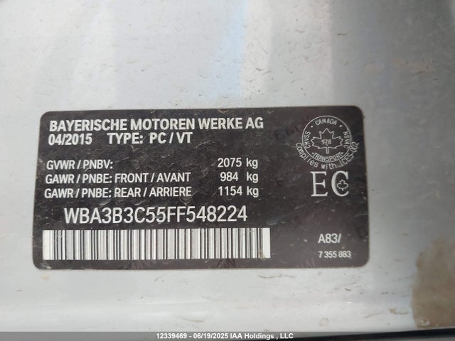 WBA3B3C55FF548224 BMW 328I